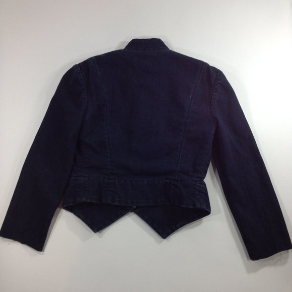 Ralph Lauren Sz 2 Black Label Blue Jean Jacket - Picture 4 of 11